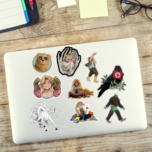 Lonely Awake Act I Full Sticker Set