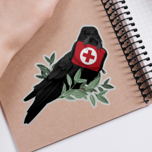 The Omen's Care Sticker