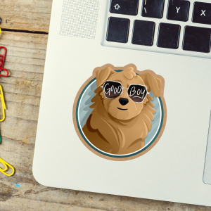 Good Boy Sticker